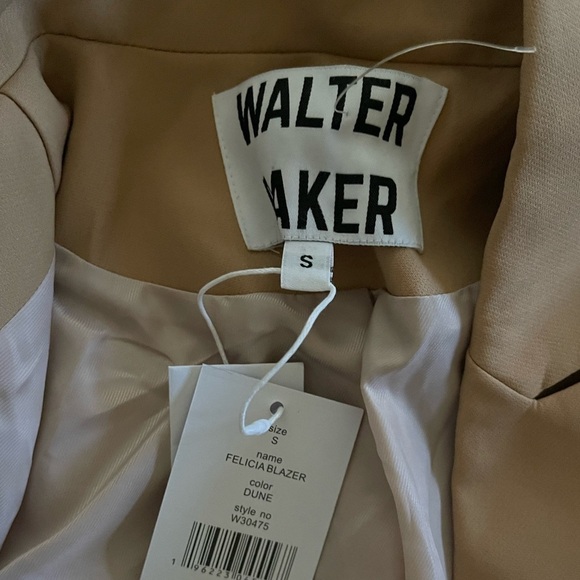 WALTER BAKER Felicia Cutout Blazer Jacket Dune Nude Small NWT Old Money - Picture 6 of 6